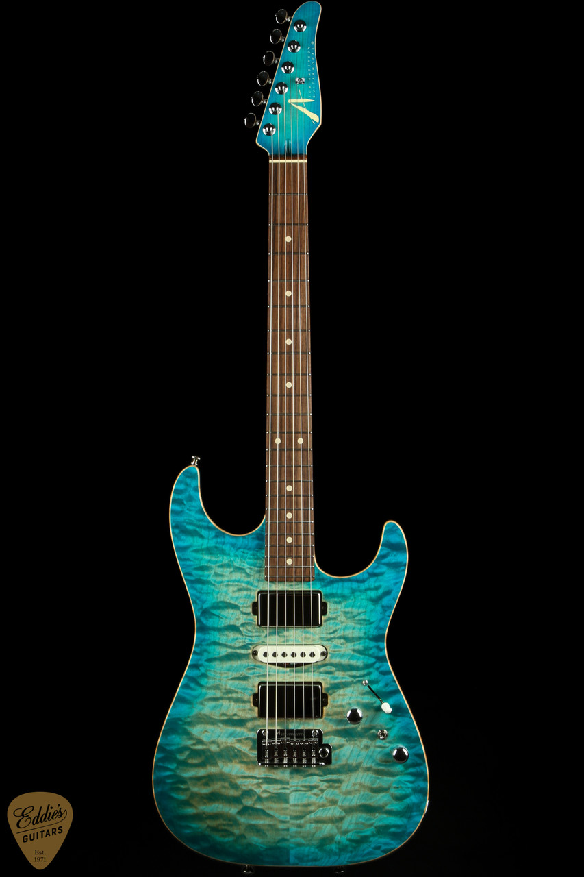 2023 - Tom Anderson Drop Top - Natural Bora Burst with Binding