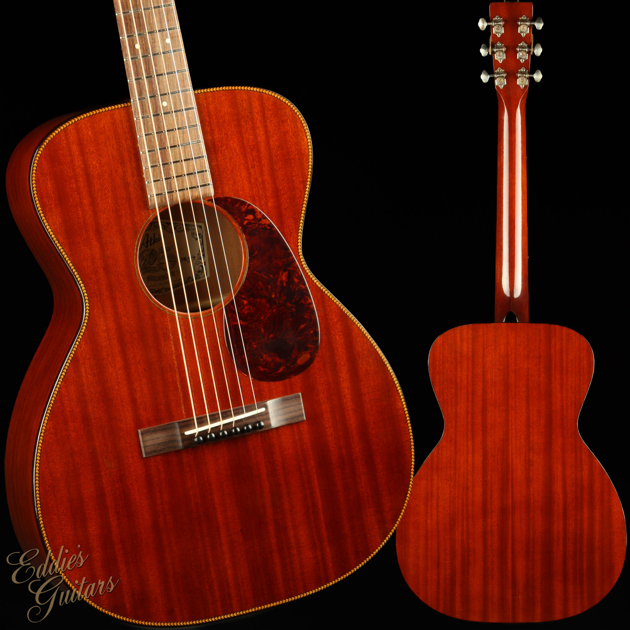 Used - Atkin Dust Bowl O14 Deluxe - All Mahogany - Eddie's Guitars