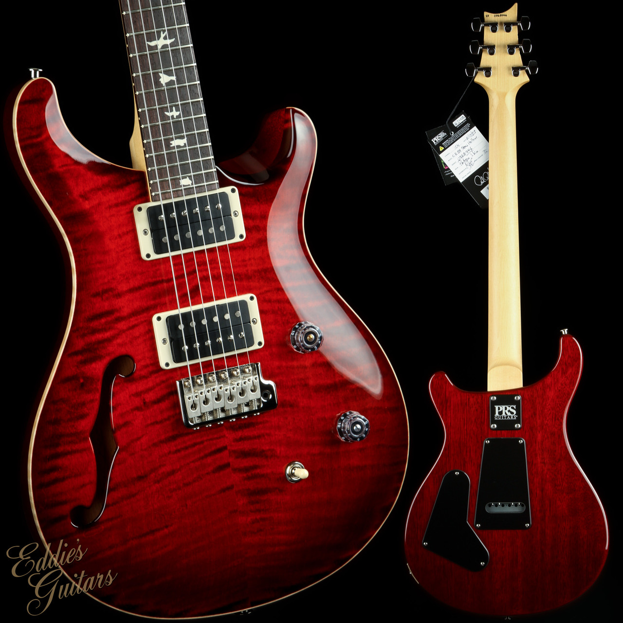 Used - Paul Reed Smith CE 24 Semi-Hollow - Fire Red Burst
