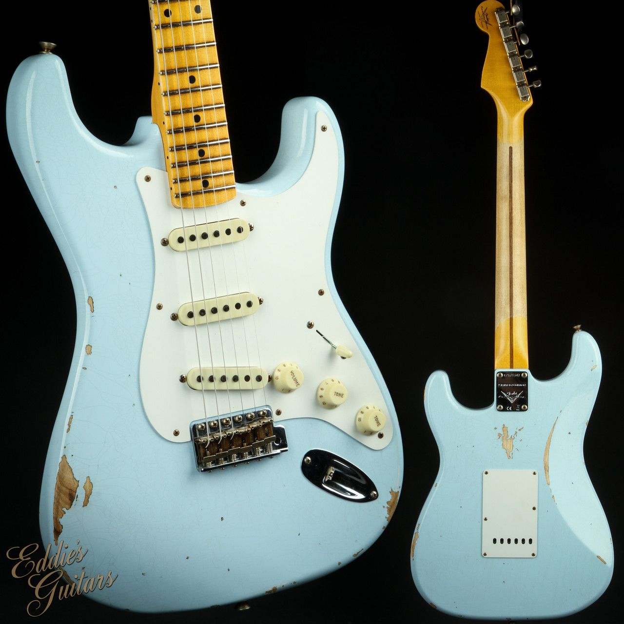 Fender Custom Shop LTD 1956 Stratocaster Relic - Faded Sonic Blue