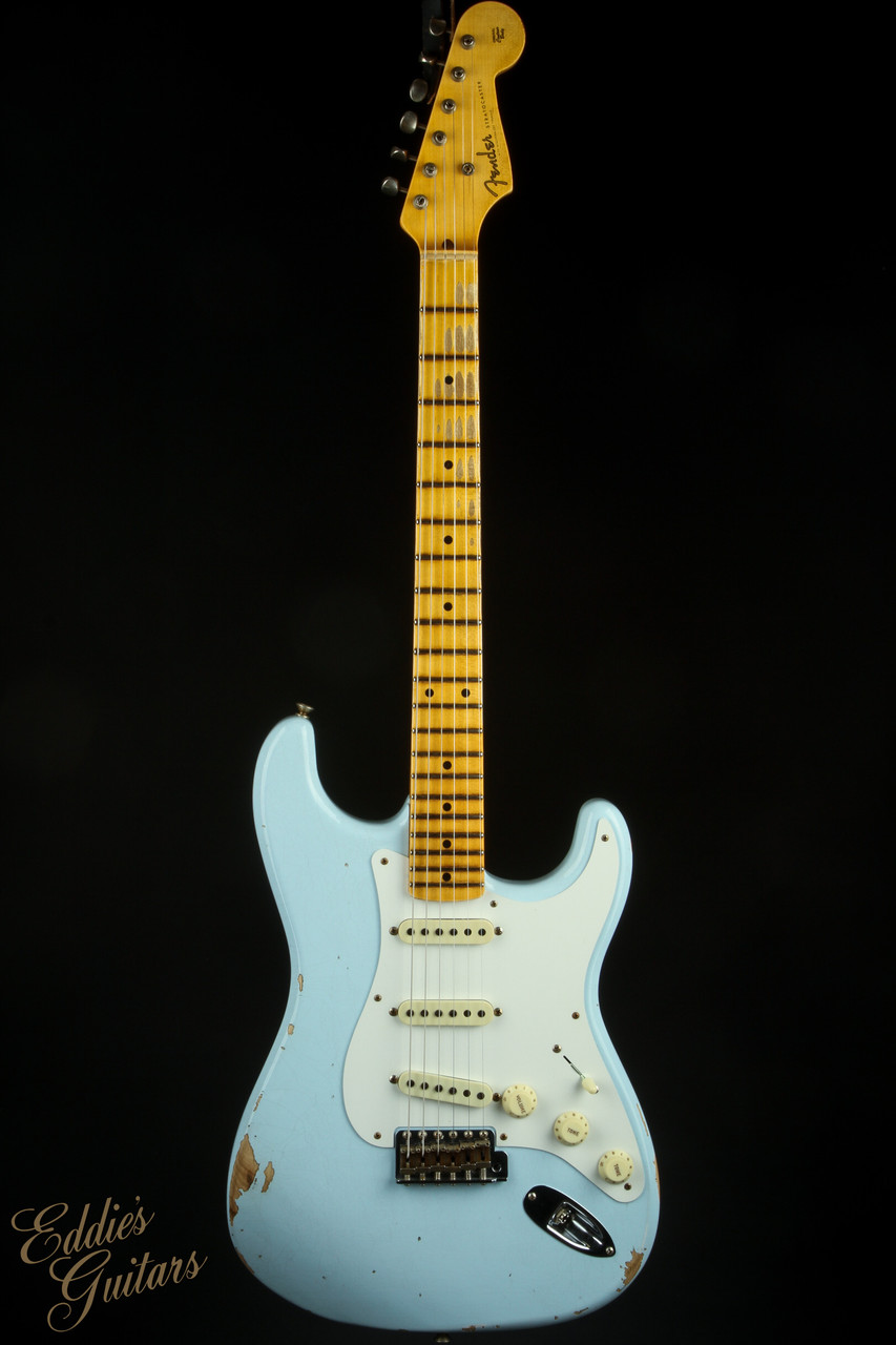 Fender Custom Shop LTD 1956 Stratocaster Relic - Faded Sonic Blue