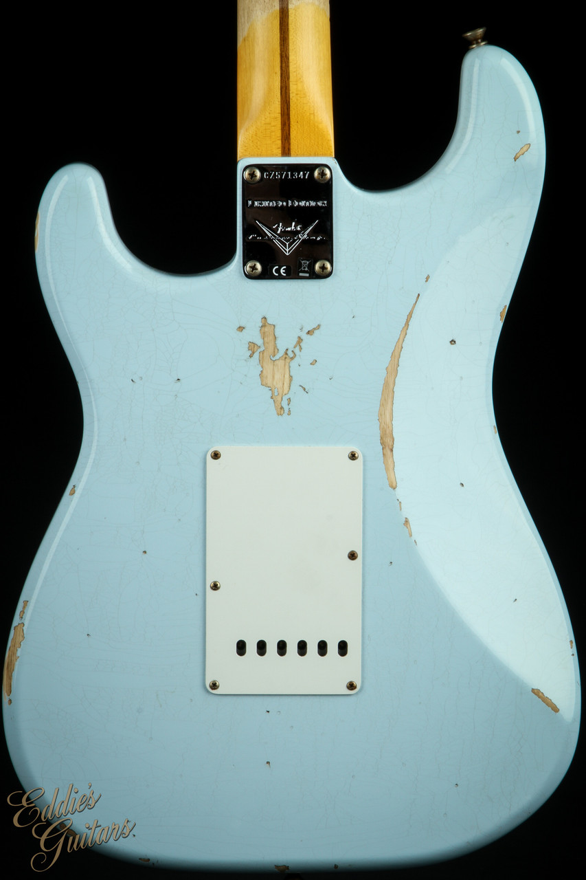 Fender Custom Shop LTD 1956 Stratocaster Relic - Faded Sonic Blue