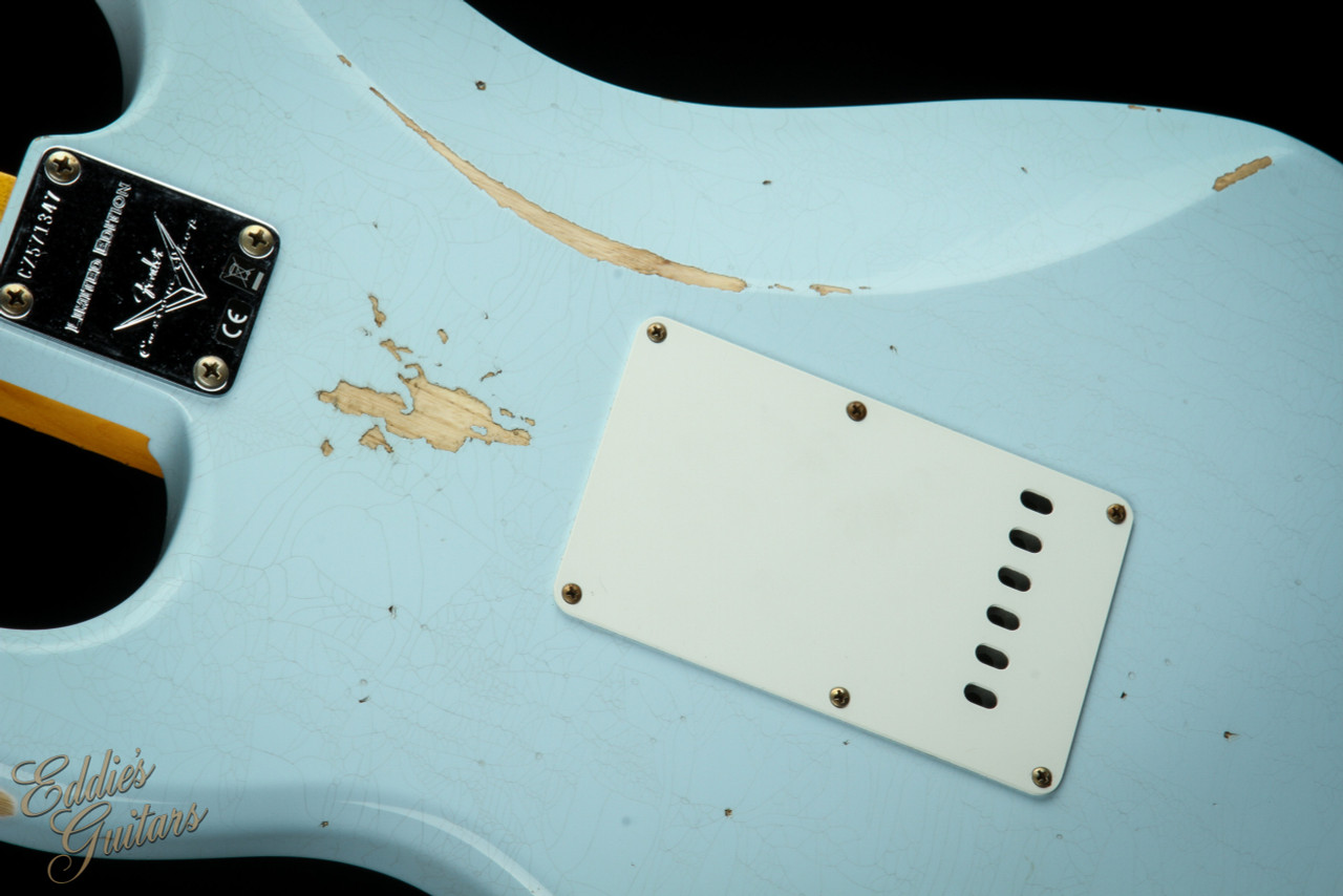 Fender Custom Shop LTD 1956 Stratocaster Relic - Faded Sonic Blue