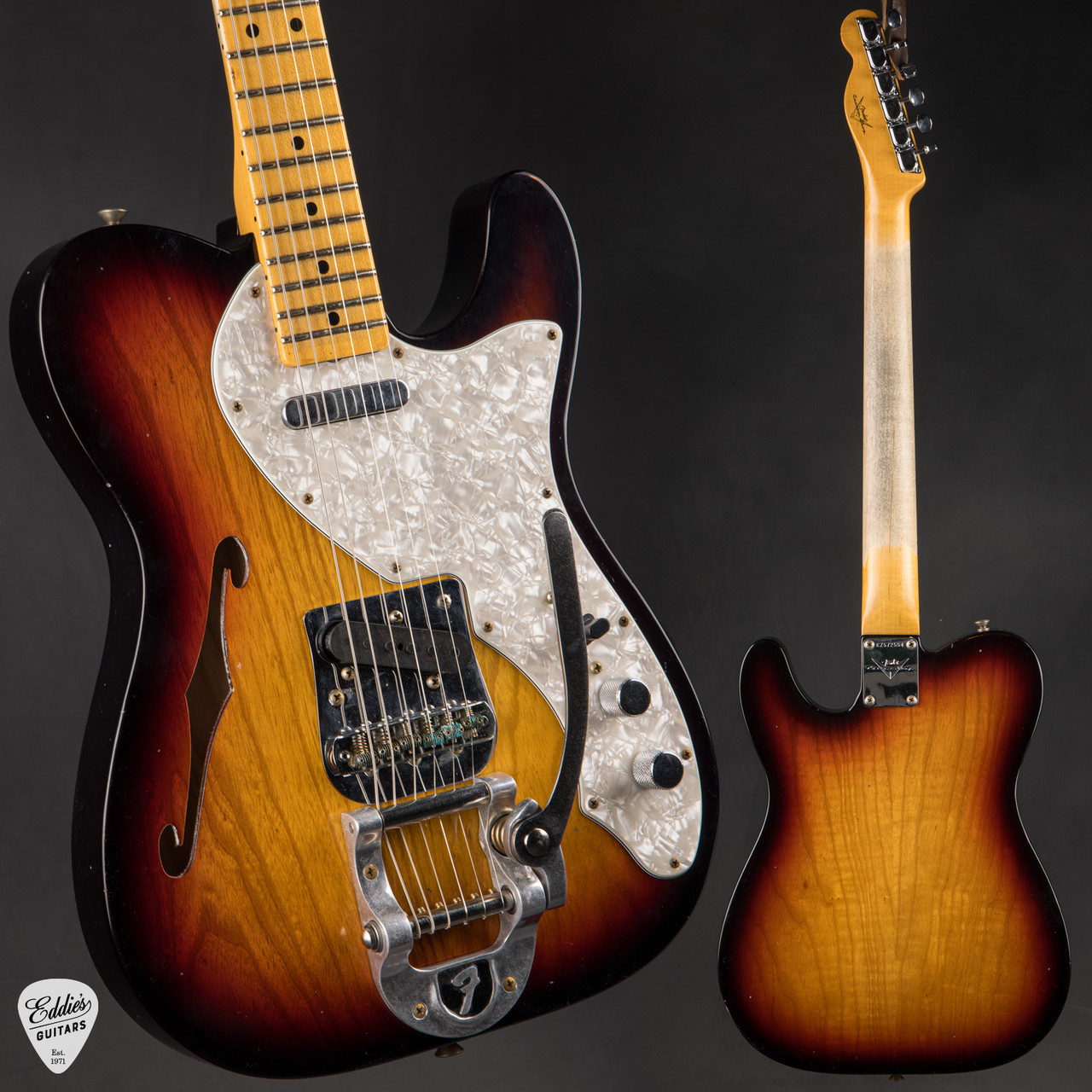 2023 - Fender Custom Shop 1968 Telecaster Thinline Journeyman