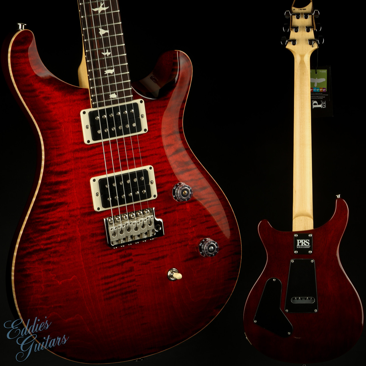 Used - Paul Reed Smith CE 24 - Fire Red Burst - Eddie's Guitars