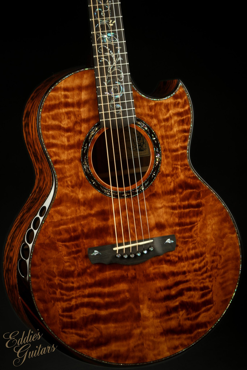 ギター HuGE RARARAY Kevin Ryan Paradiso Grand Concert - Port Orford Cedar & Tiger