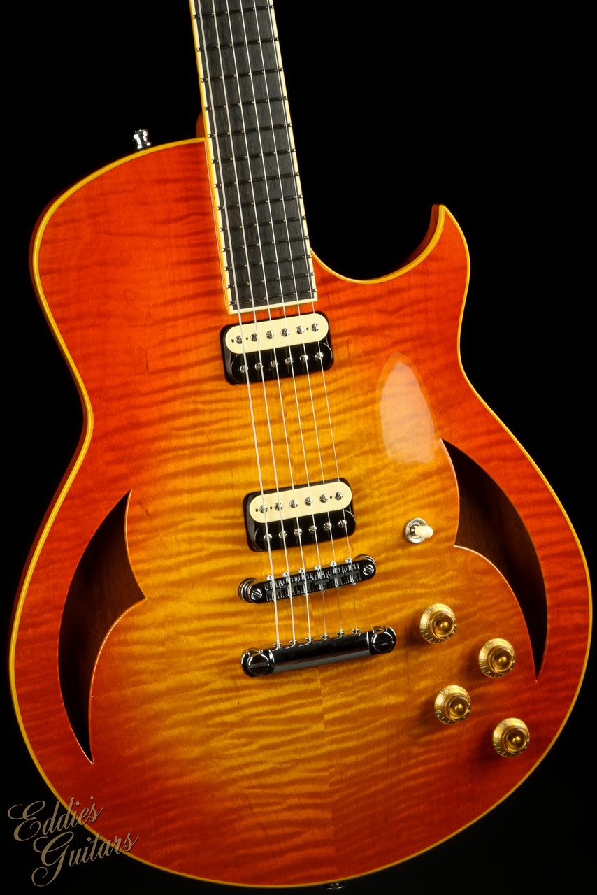 2020 - Marchione 59 Burst Semi Hollow - Eddie's Guitars