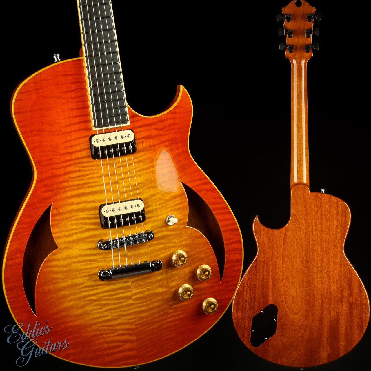 2020 - Marchione 59 Burst Semi Hollow - Eddie's Guitars