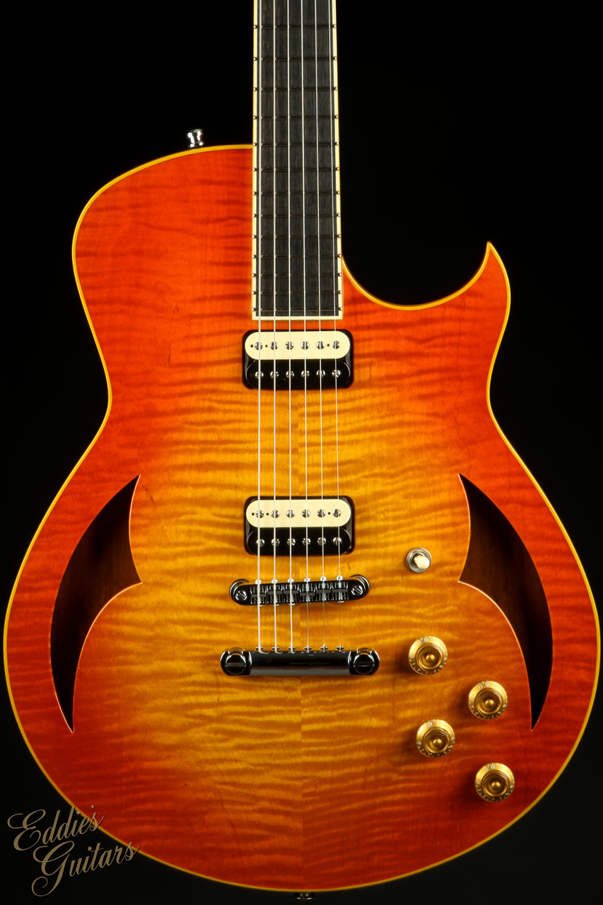 2020 - Marchione 59 Burst Semi Hollow - Eddie's Guitars