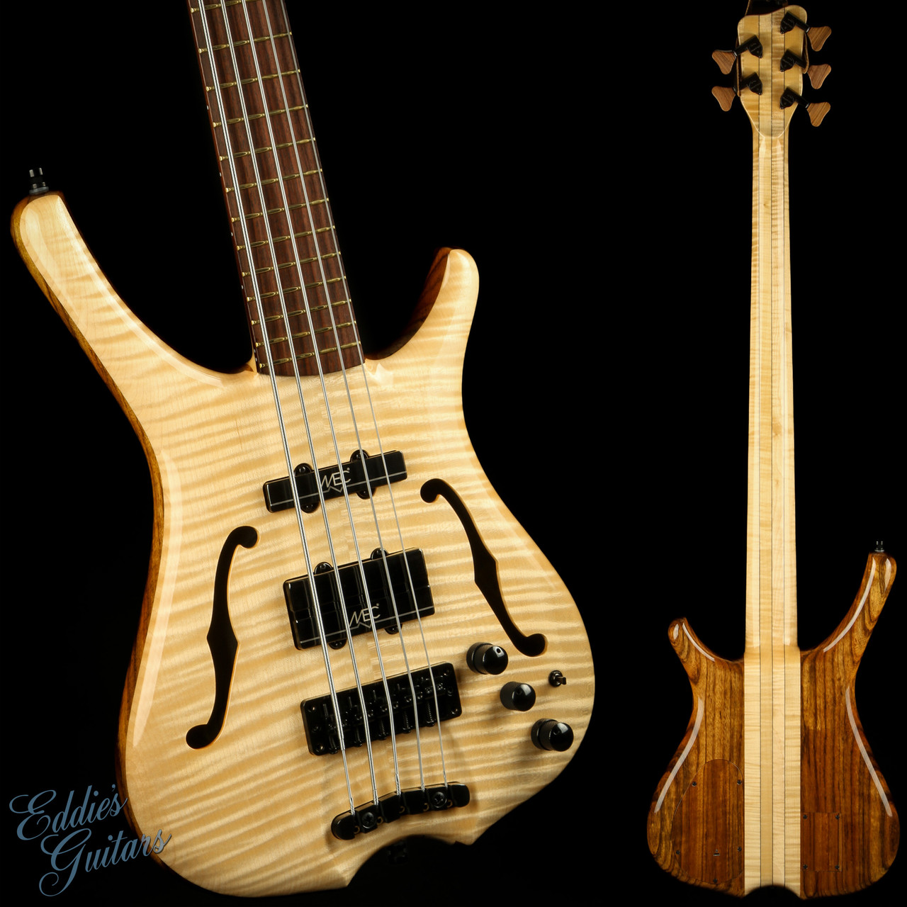 ベース Warwick Infinity Flame Maple 5 strings Warwick Custom Shop Masterbuilt Infinity Flamed Maple 5 String