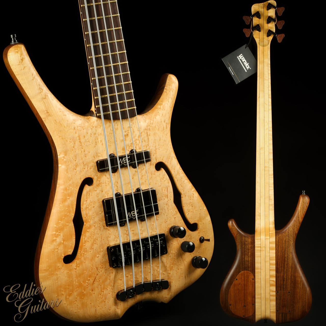 Warwick Custom Shop Masterbuilt Infinity Birdseye Maple 5 String