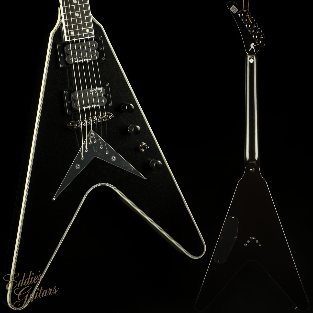 2022 - Epiphone Dave Mustaine Flying V Prophecy Black Metallic