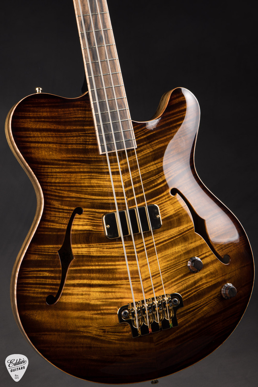 2023 - Nik Huber Rietbergen Bass - Charcoal Burst - Eddie's Guitars