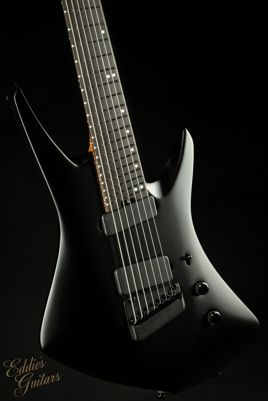 2023 Ernie Ball Music Man Kaizen 7 - Apollo Black - Eddie's Guitars