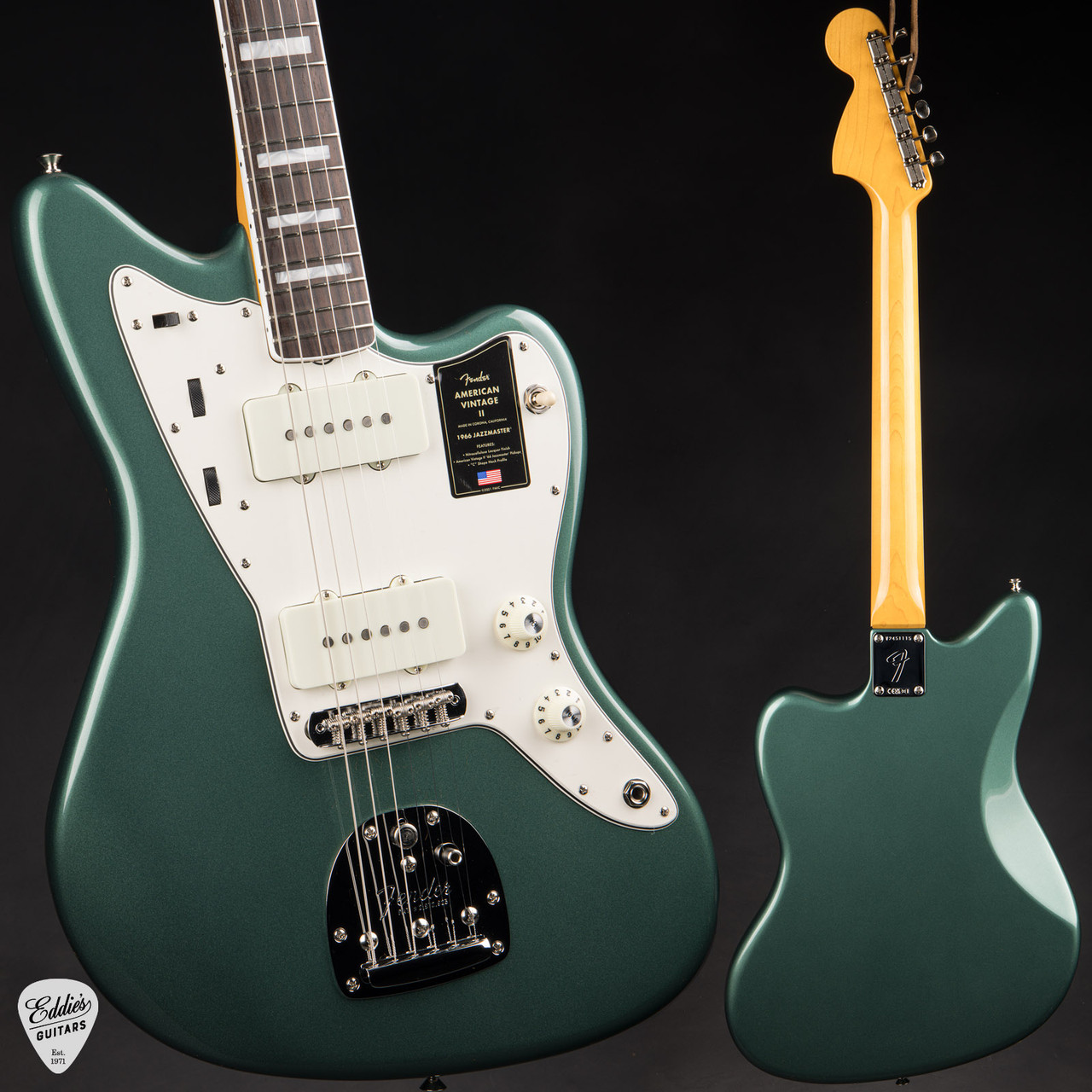 Fender American Vintage II 1966 Jazzmaster - Sherwood Green