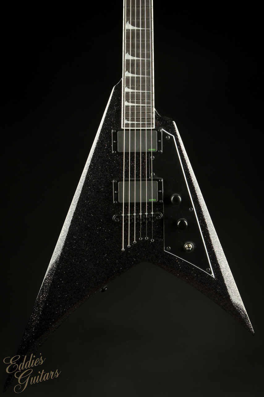 2023 - ESP LTD KH-V Black Sparkle - Eddie's Guitars