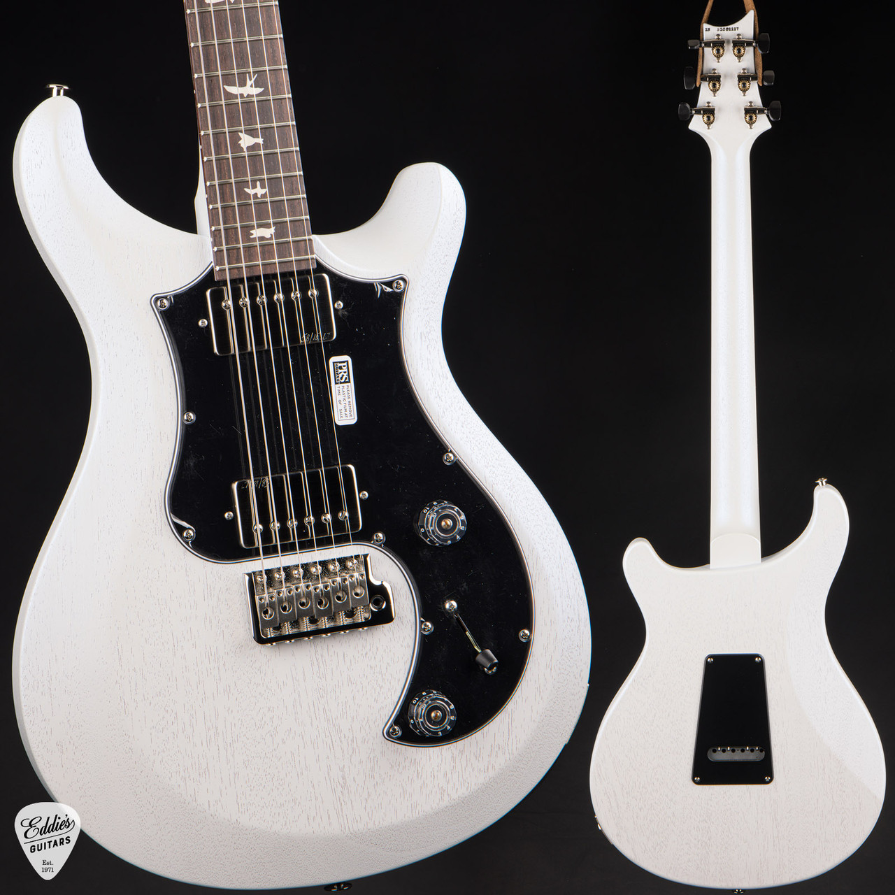 PRS S2 Standard 22 Satin - Pearl White - Eddie's Guitars