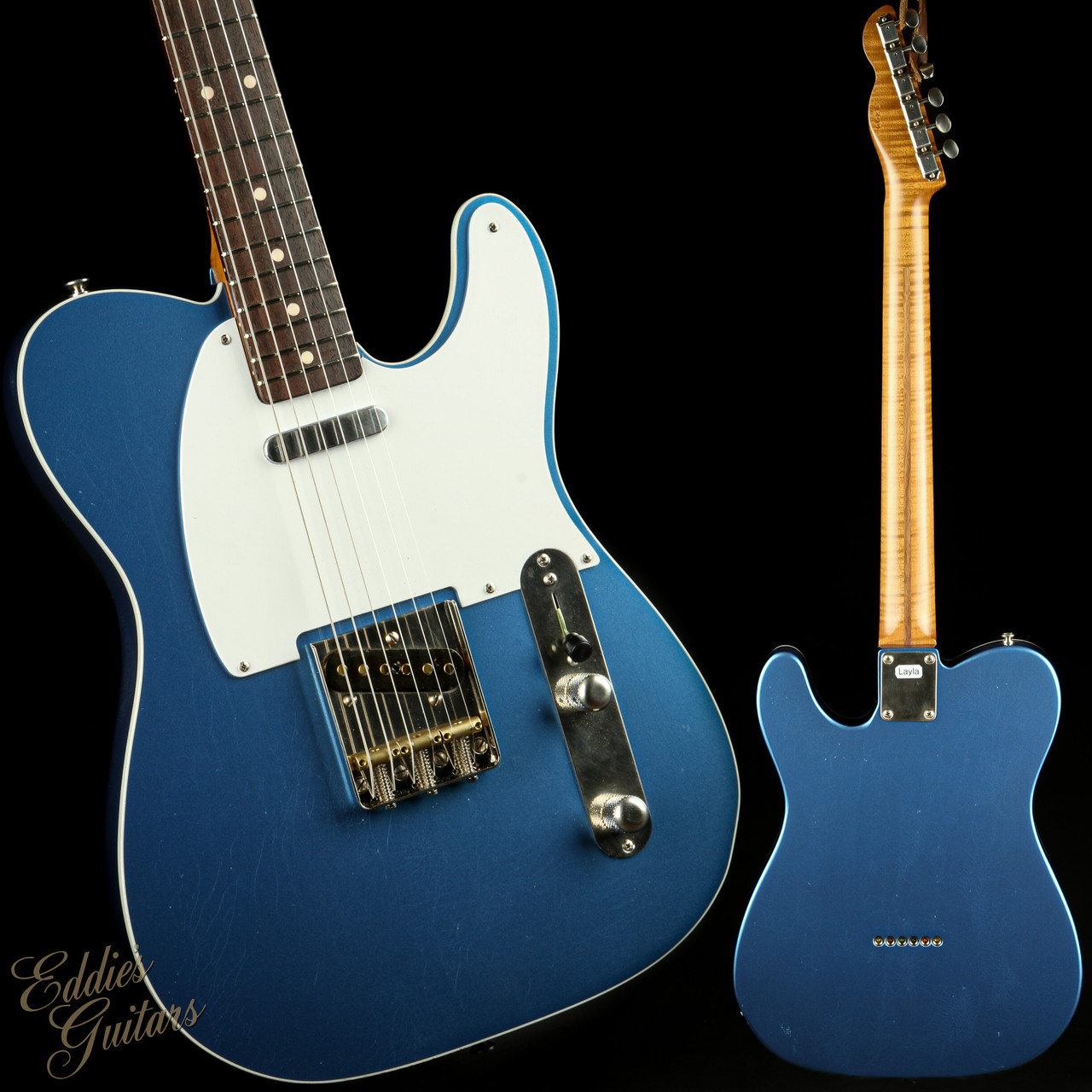 LSL T Bone - Lake Placid Blue - Eddie's Guitars
