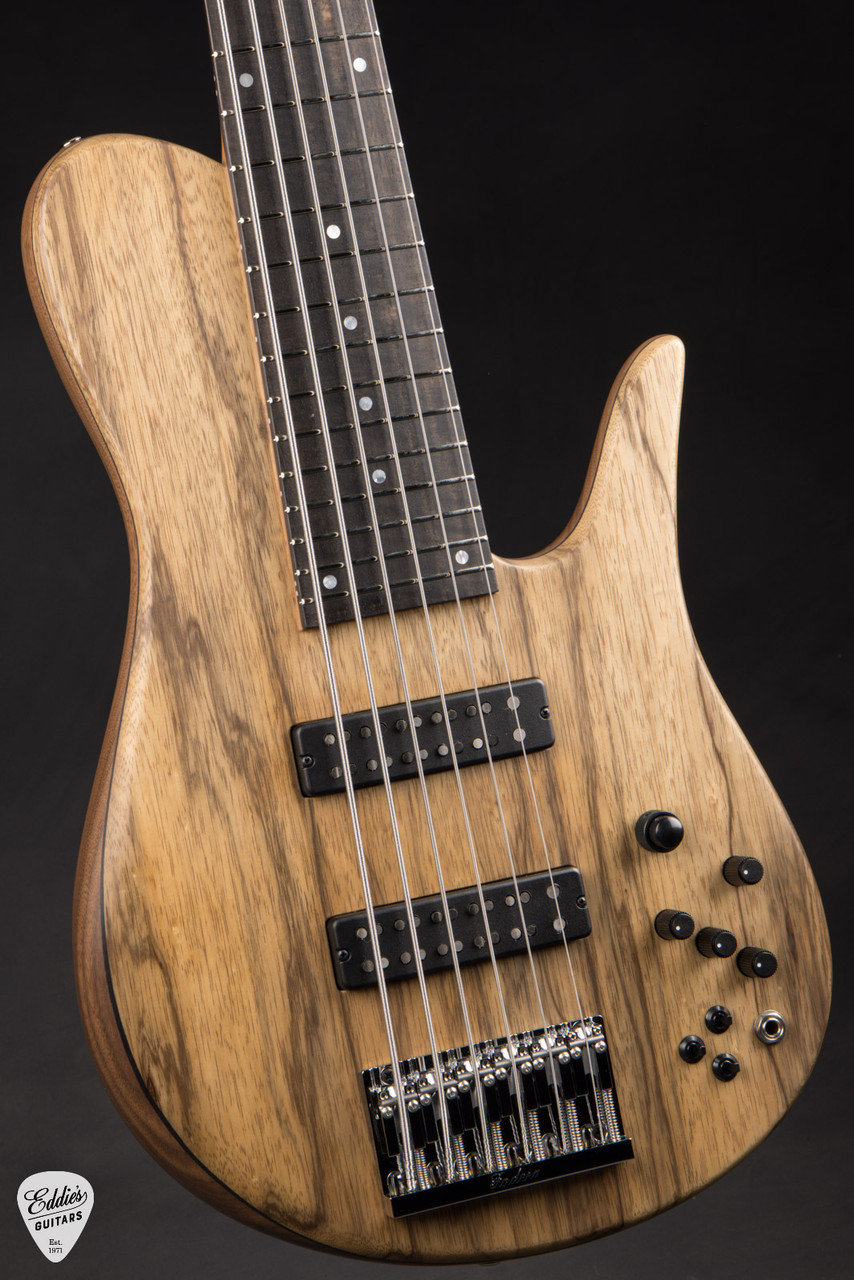 Fodera Imperial 6 Elite - Walnut/Black Limba - Eddie's Guitars