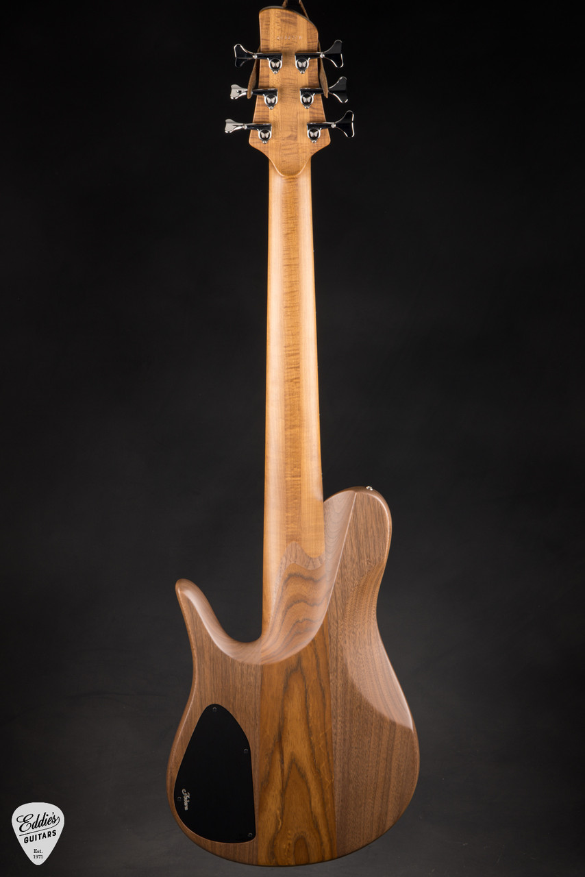 Fodera Imperial 6 Elite - Walnut/Black Limba - Eddie's Guitars