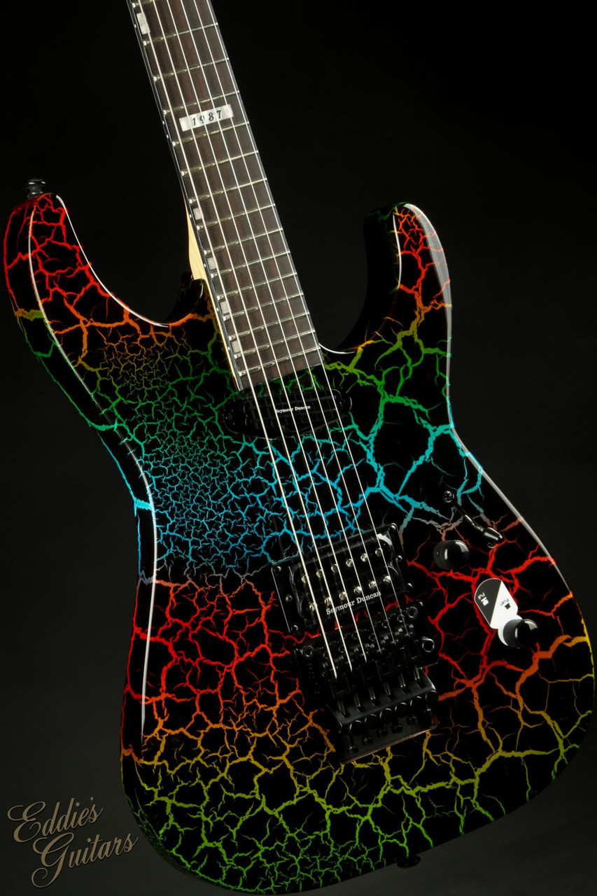ESP LTD Mirage Deluxe '87 - Rainbow Crackle - Eddie's Guitars
