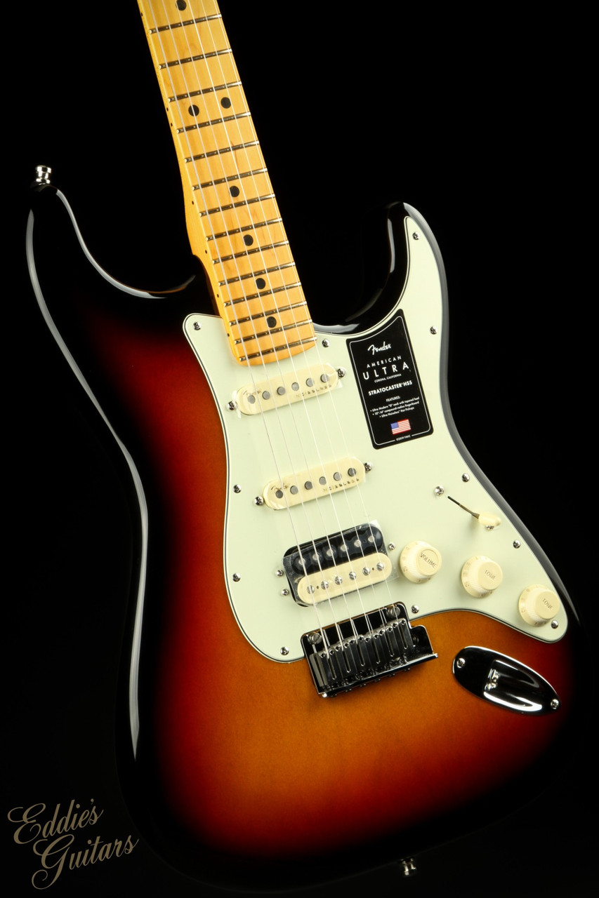 Used - Fender American Ultra Stratocaster HSS, Maple - Ultra Burst