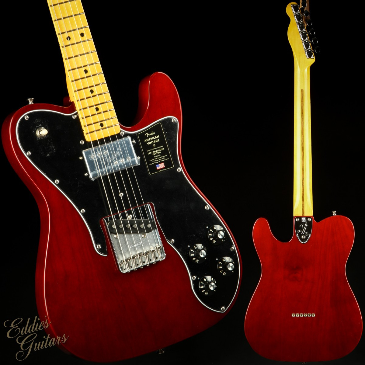 Used - Fender American Vintage II 1977 Telecaster Custom - Wine