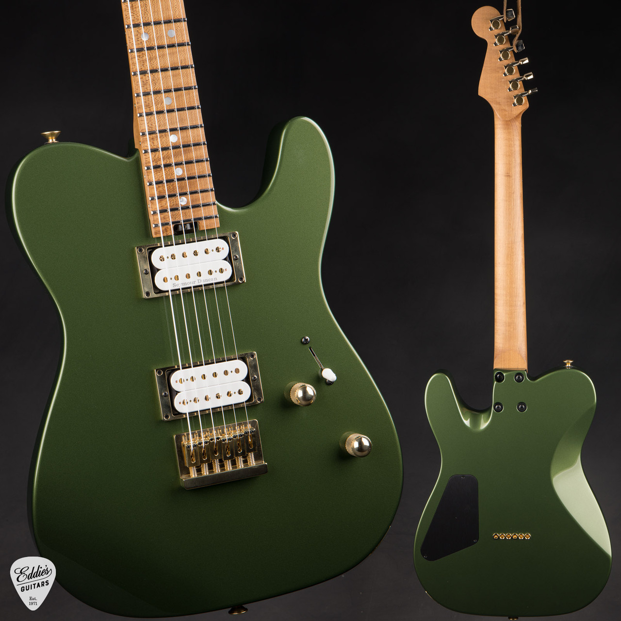 Charvel USA Custom Shop ST2 2H HT - Cadillac Green - Eddie's Guitars