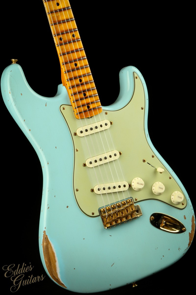 Fender Custom Shop LTD 1962 Stratocaster Relic - Faded Aged Daphne