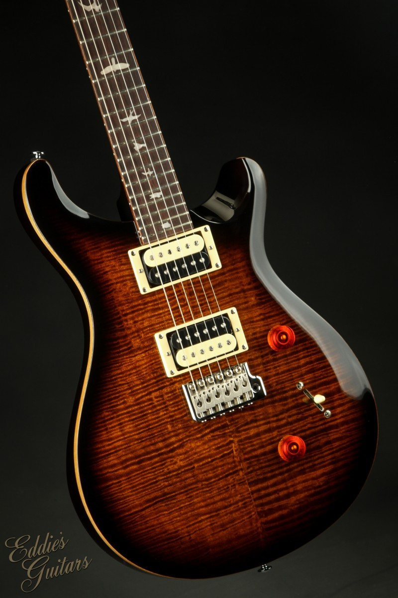 Paul Reed Smith SE Custom 24 - Black Gold Sunburst - Eddie's Guitars