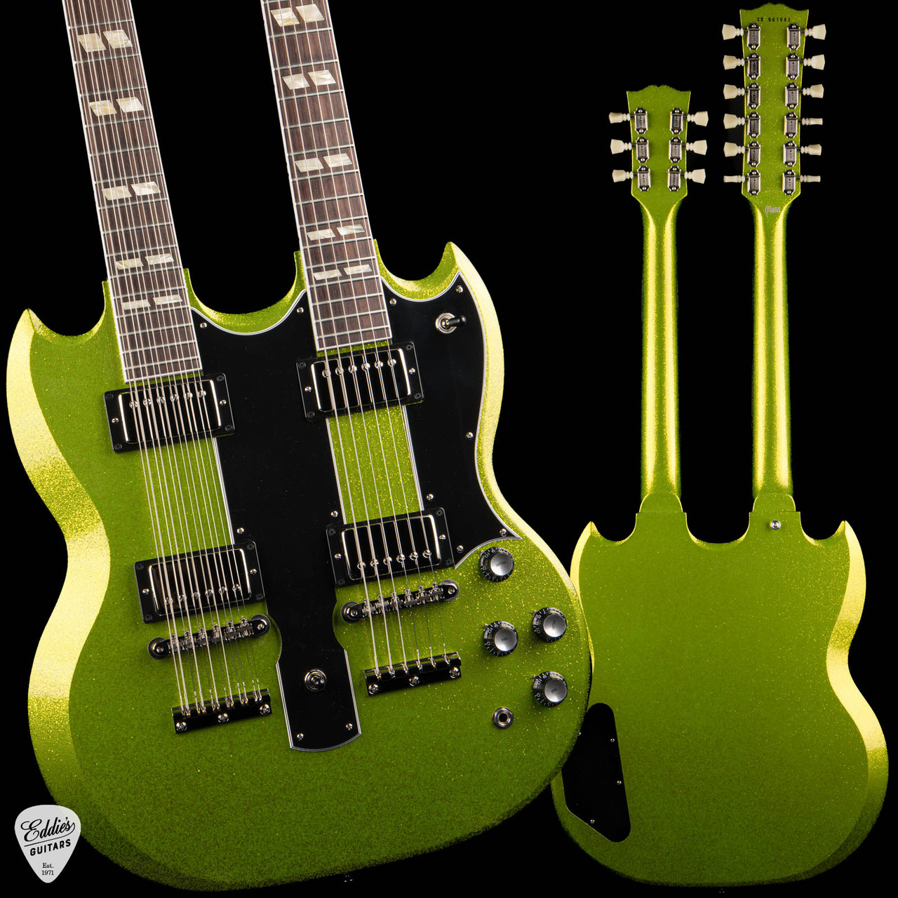 Gibson Custom Shop PSL Mid 60's EDS-1275 Gloss Ebony Fret Board