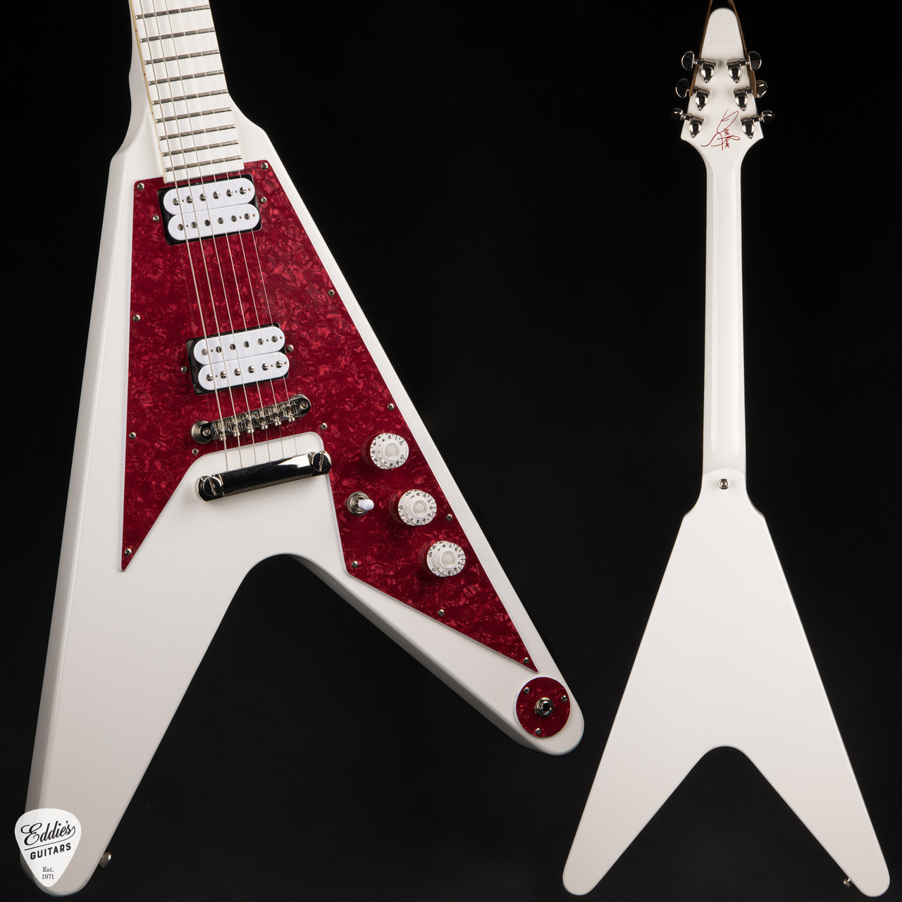 2019 - Epiphone Dave Rude Signature Flying V Alpine White 7.0