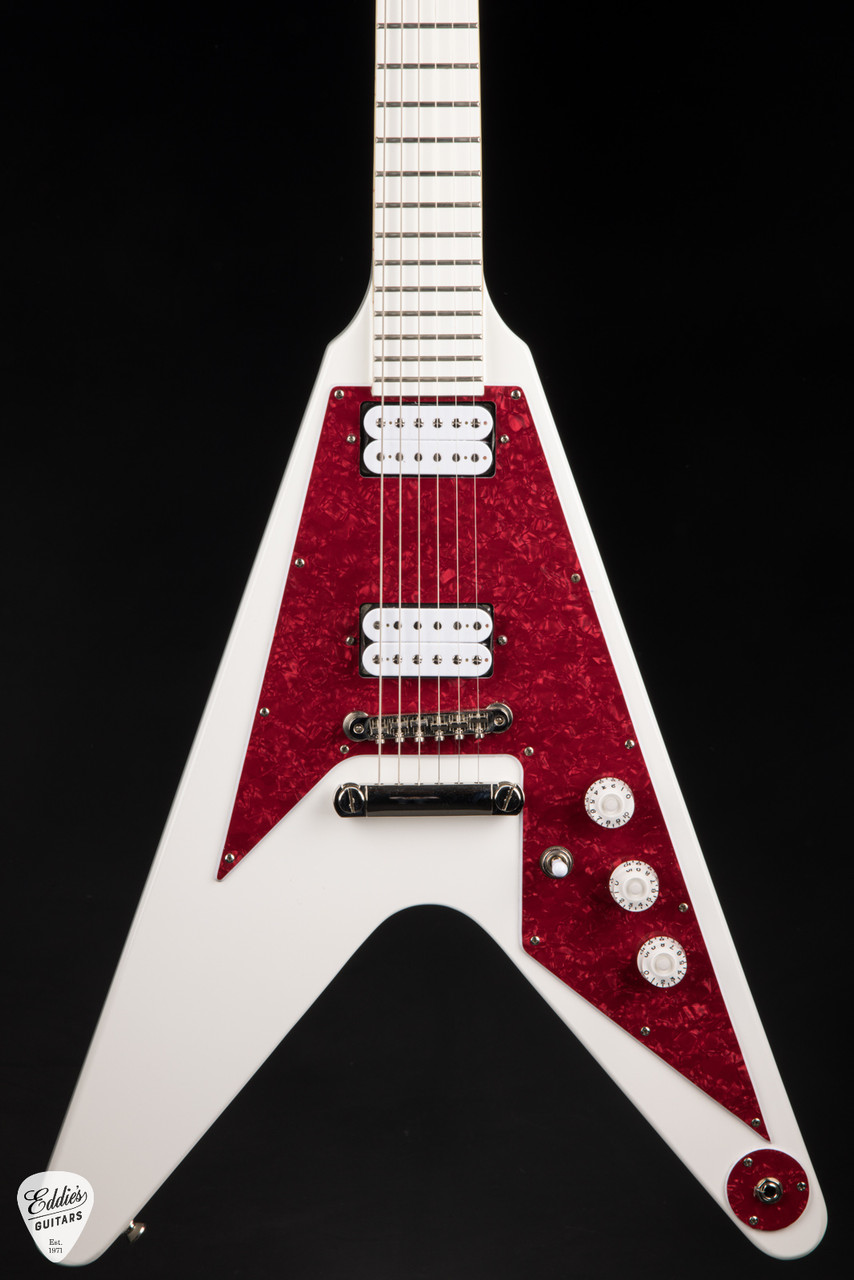 2019 - Epiphone Dave Rude Signature Flying V Alpine White 7.0