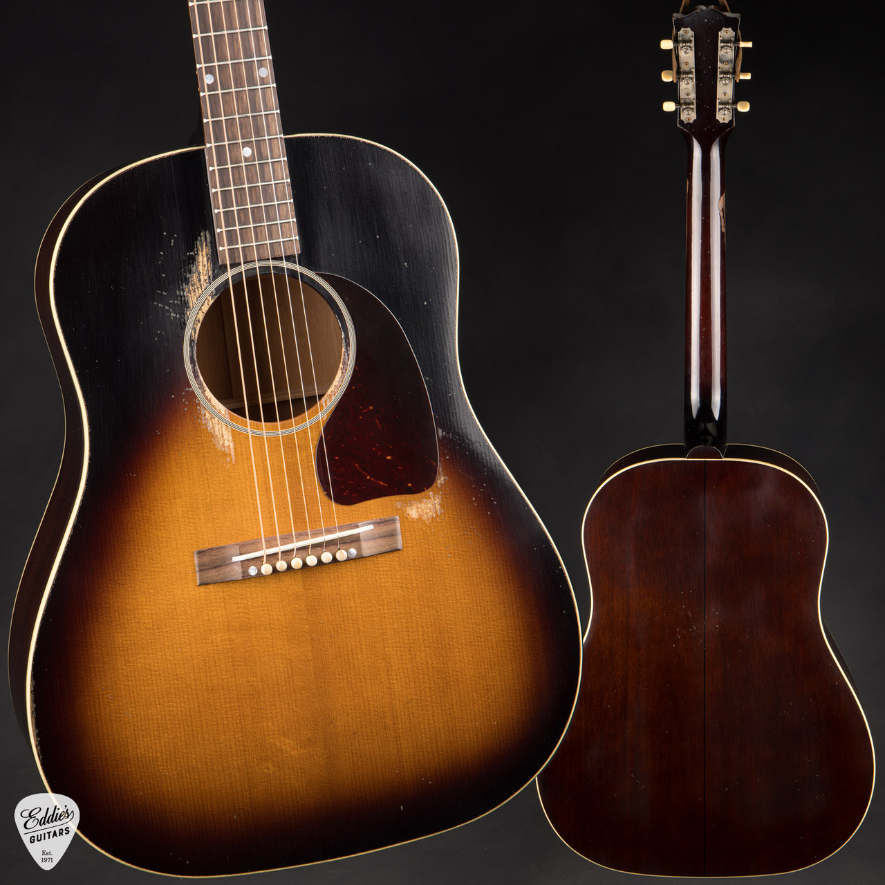 Gibson Murphy Lab 1942 Banner J-45 Heavy Aged Vintage Sunburst
