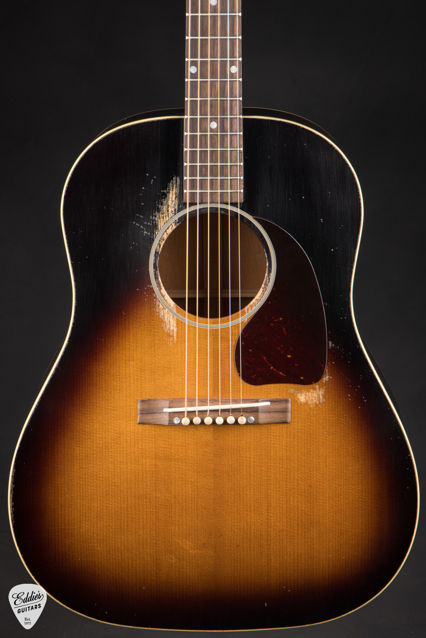 Gibson Murphy Lab 1942 Banner J-45 Heavy Aged Vintage Sunburst