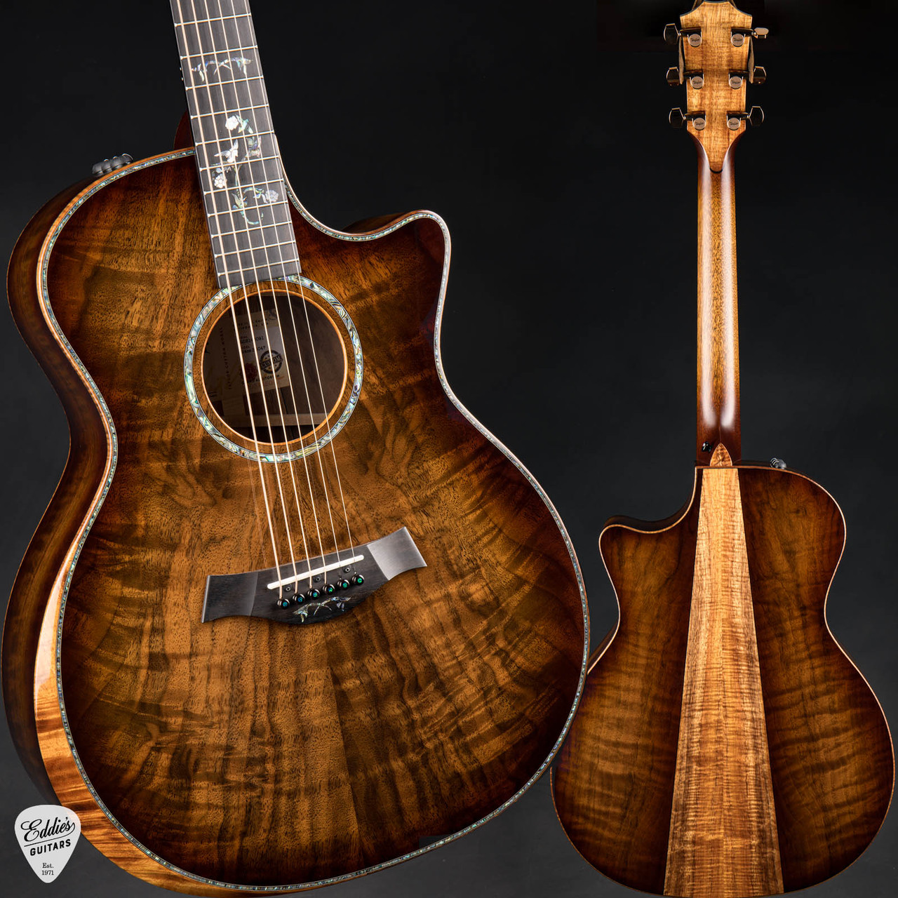 Taylor Custom #47 C24ce B5047 Grand Auditorium - Figured Walnut