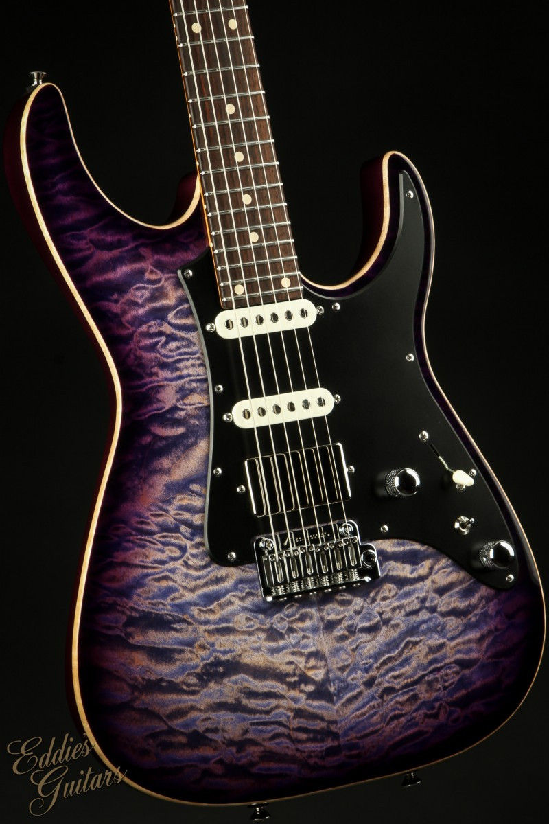 Tom Anderson Guardian Angel - Natural Purple Burst - Eddie's Guitars