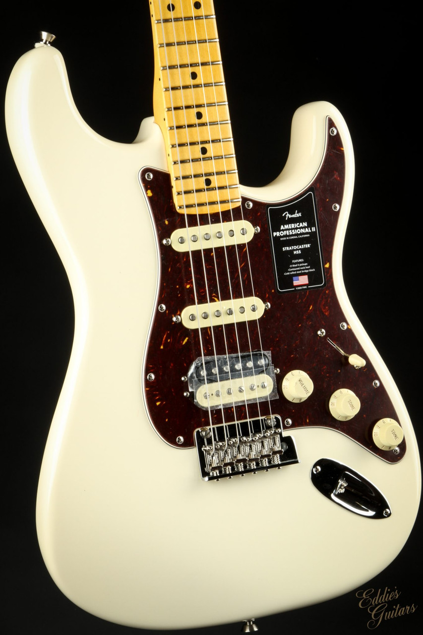 Fender American Professional II Stratocaster HSS, Maple - Olympic
