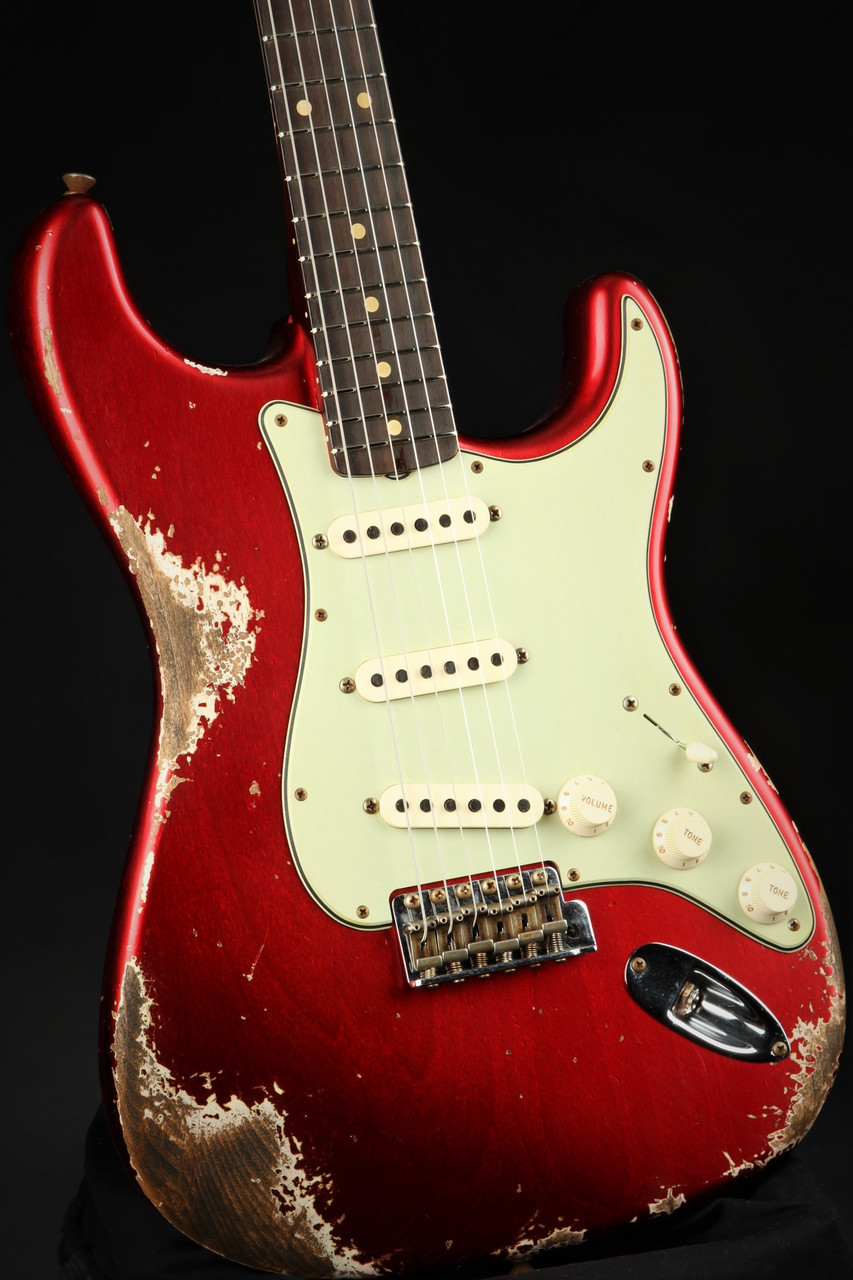 Fender Custom Shop 1961 Stratocaster Heavy Relic - Candy Apple Red