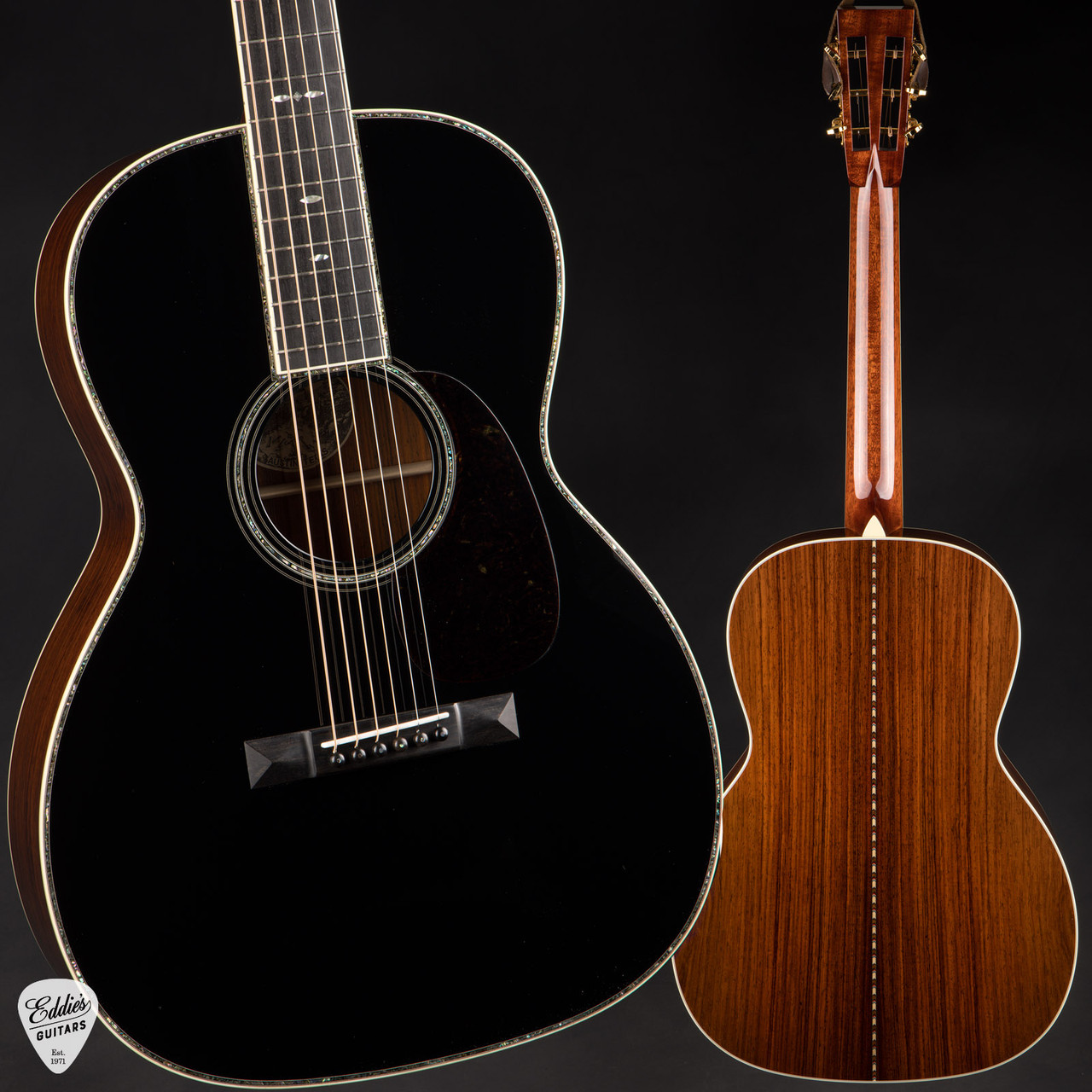 Collings 000-42 German Spruce & Cocobolo - Jet Black Top - Eddie's