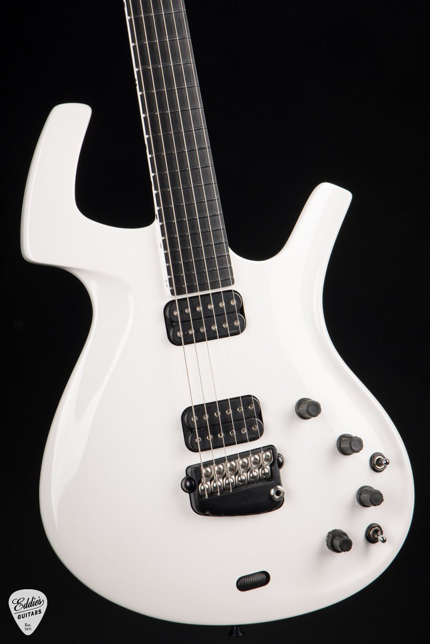 1998 - Parker Fly Deluxe - White Pearl - Eddie's Guitars