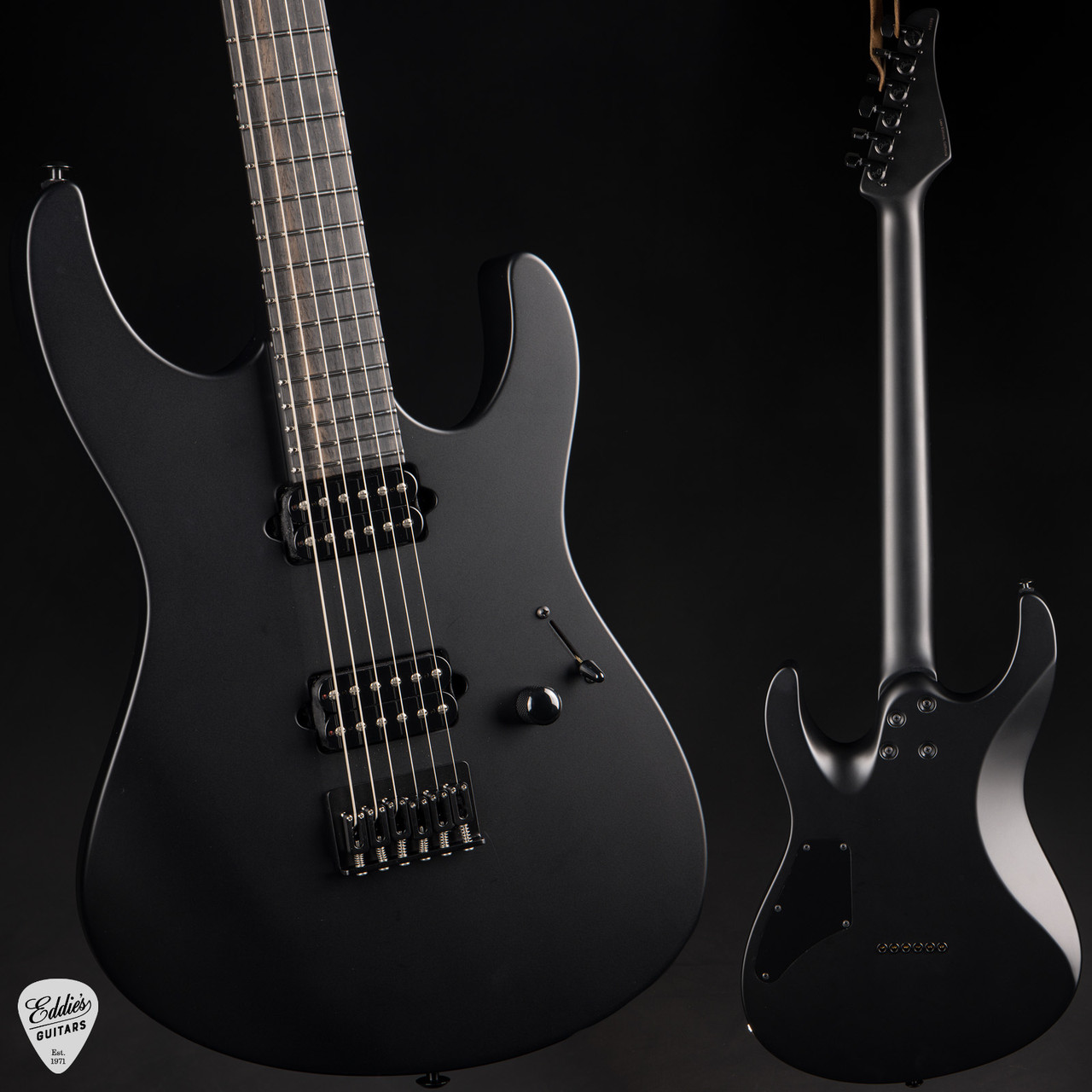 Suhr Modern Hardtail - Black Satin - Eddie's Guitars
