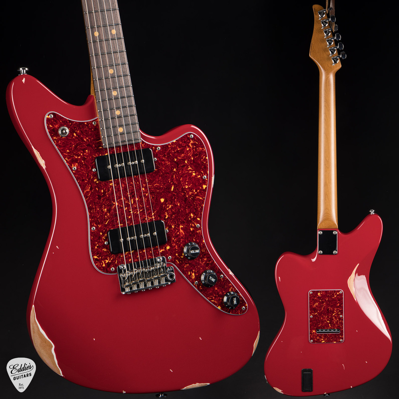 Suhr Eddie's Guitars Exclusive JM Antique Roasted - Dakota Red