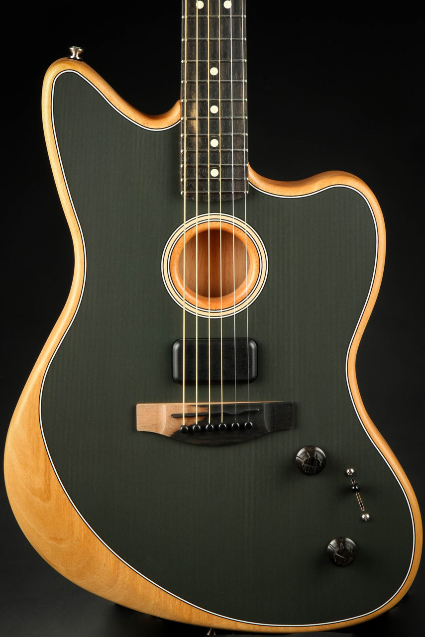 Used - Fender American Acoustasonic Jazzmaster - Tungsten