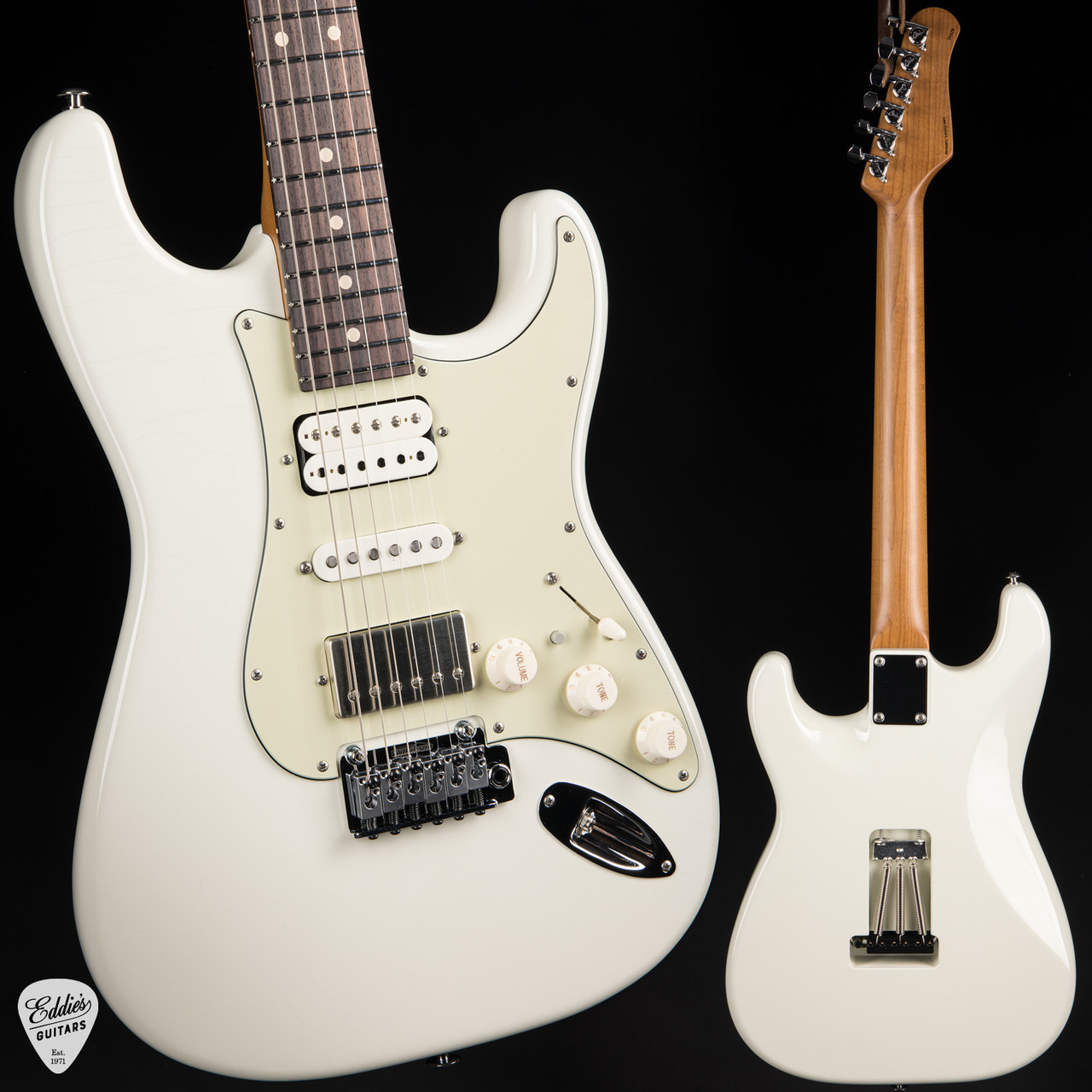 Suhr Classic S Antique Roasted - Olympic White - Eddie's Guitars
