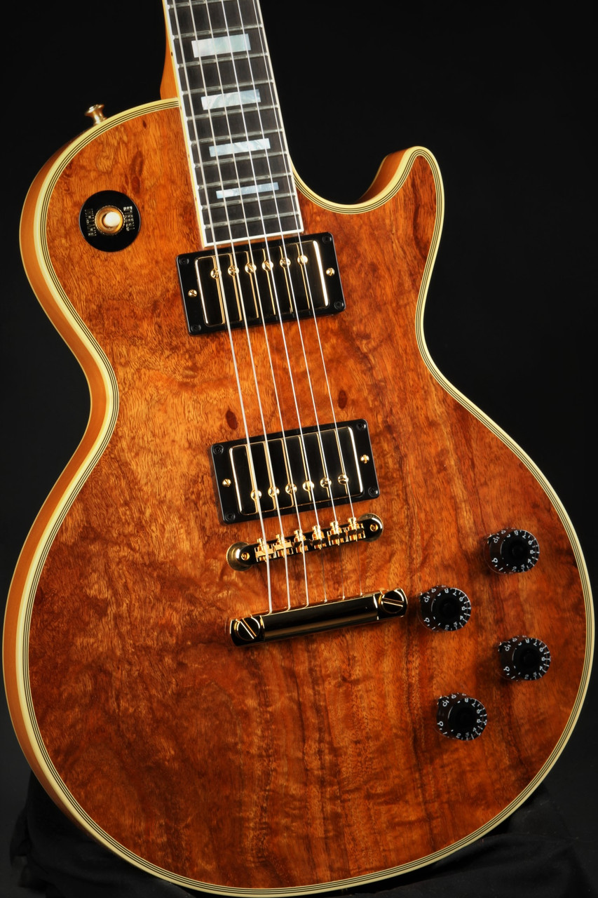 Gibson Custom Shop PSL '68 Les Paul Custom Koa Antique Natural 9.1
