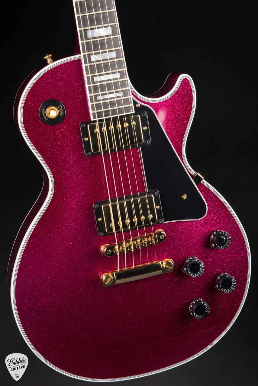 2024 - Gibson Custom Shop PSL Les Paul Custom Gloss Pink Sparkle