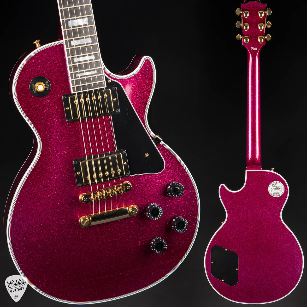 2024 - Gibson Custom Shop PSL Les Paul Custom Gloss Pink Sparkle