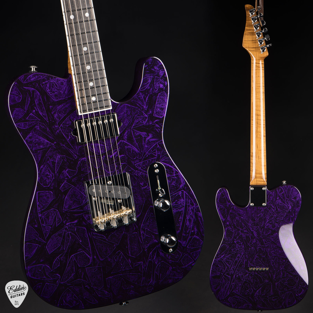 Suhr Eddie's Guitars Exclusive Roasted Classic T - Purple Web