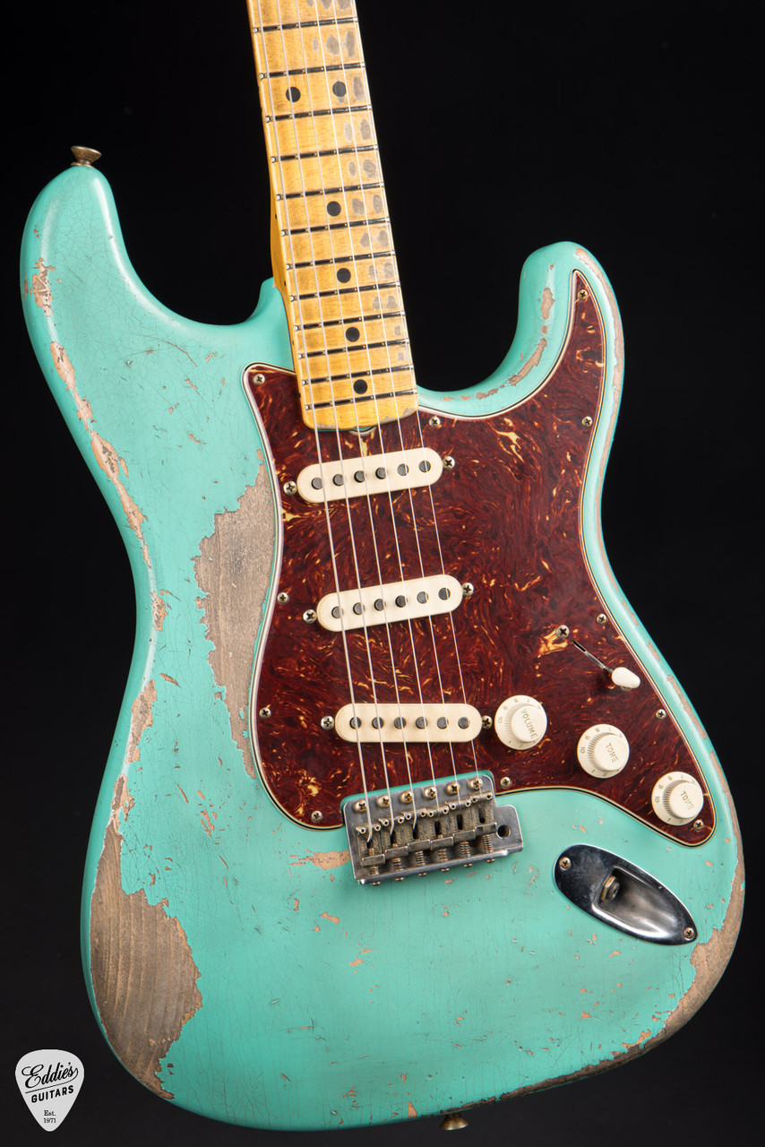 Fender Custom Shop Master Built 1969 Stratocaster Relic - Sea Foam